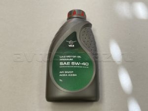 Масло УАЗ "UAZ Motor Oil Premium 5w-40 (1 литр)
