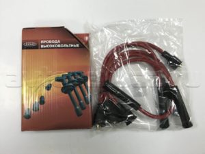 Провода высоковольтные (Дв.-402) с наконеч.силикон (KNG-3707244-55), к-т.