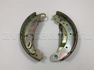 Колодка тормозная 3163 лев.,прав.(аналог)(РК Dymos)(3163-00-3502087/86-10)(Альфа), к-т.
