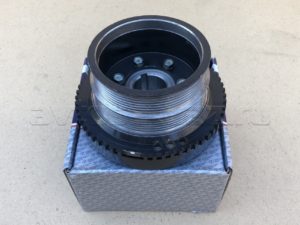 Шкив коленвала 2-ручейковый с демфером и ступиц.(дв.409)(ЗМЗ)(0406-00-1005050-60)