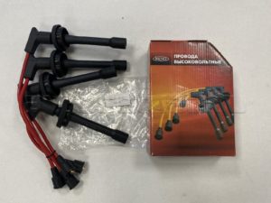 Провода высоковольтные (Дв.-406) силикон с након.(KNG-3707244-65), к-т.