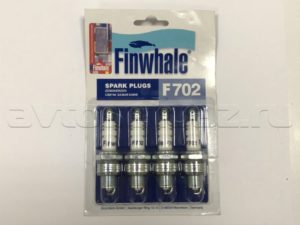 Свеча "Финвал" F-702 (4 шт.)(дв.УАЗ,ГАЗ 402)(21), к-т.