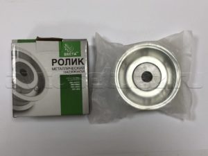 Ролик натяжной метал.усил.с бортиками (ЗМЗ 406-409)(406-1308080), шт.