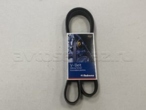 Ремень вентилятора 1220 6-ти руч.(ЗМЗ-409)(Rubena), шт.