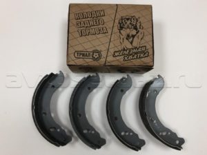Колодка тормозная зад.Газель (Триал)(4 шт.)(3302-3502090), к-т.
