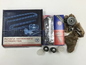 Комплект ГРМ (цепи 72/92, рычаги, гидронатяжители) ЗМЗ 406-409 с подш. Е-3 (ЗЗА)(406-1000115-10)