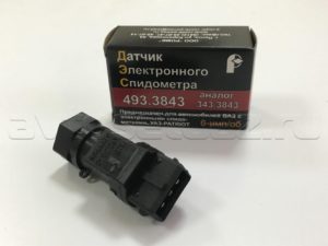 Датчик скорости 6-имп. с прямоуг. раз.3151 "Хантер,Патриот" 493.3843 (аналог 343.3843)(3163-3843010)(Пенза), шт.