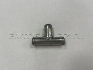 Тройник шланга отопителя 90° 18x18x18 L= 35x39x35 (металл), шт.