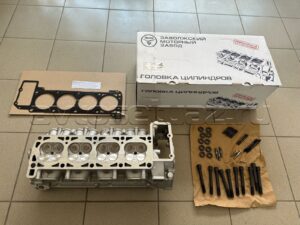 Головка блока ЗМЗ-409051.10,052.10(ZMZ-PRO) Патриот 2018 г.в, Профи (бенз/газ) с прокл. и крепежом(4090-51-3906562-00), шт.